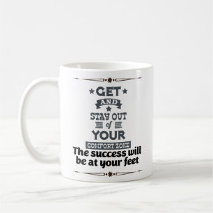 Textografie Kalligrafie Motivationszitate 34. Kaffeetasse