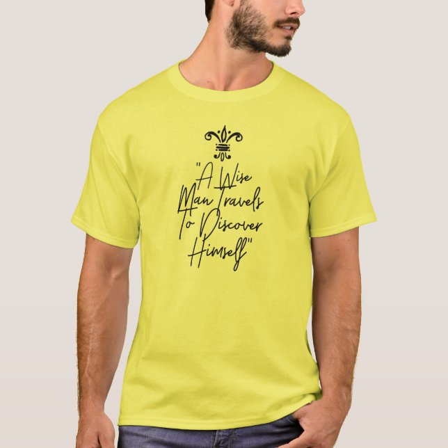 Textographische Kalligrafie motivierend Zitate 15. T-Shirt (Vorderseite)