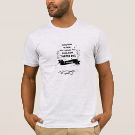 Textographische Kalligrafie motivierend Zitate 31. T-Shirt