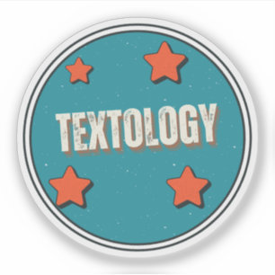 Textologie Aufkleber
