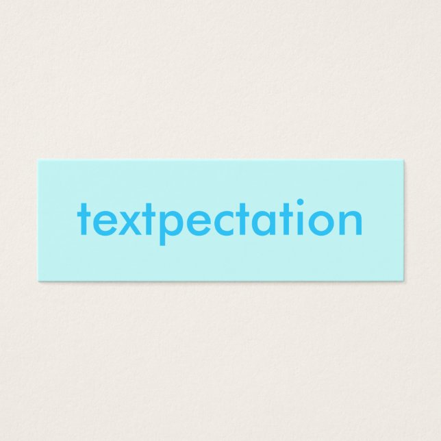 TEXTPECTATION Spaß Kokette Karte (Vorderseite)