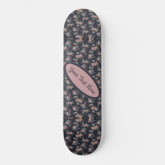 Textsatz mit beliebigem Namen Rosa Rose Skateboard