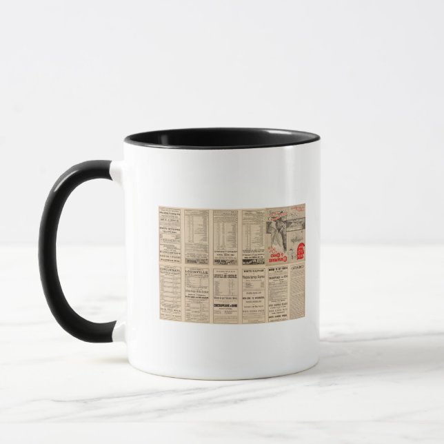 Textseite Chesapeake und Ohio Ry Tasse (Links)