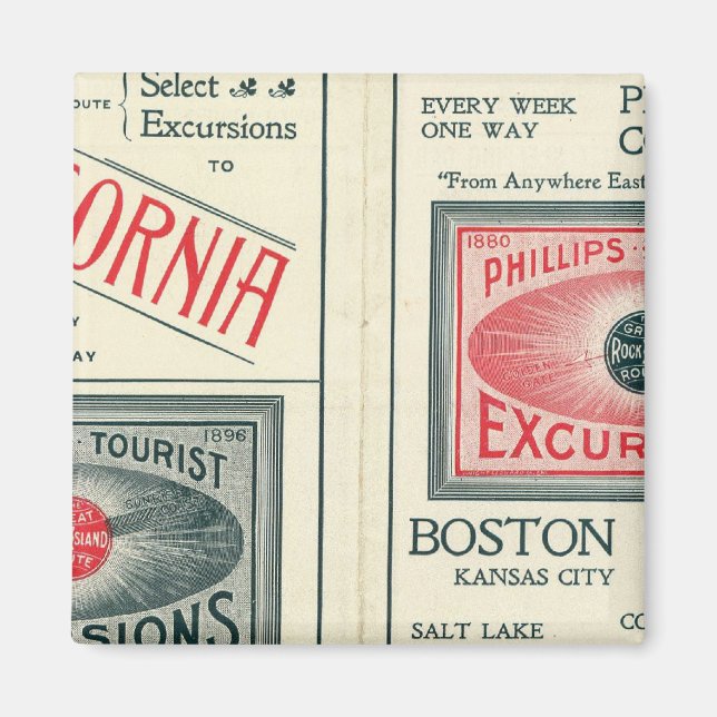 Textseite der Phillips Tourist Exkursionen Magnet (Vorne)