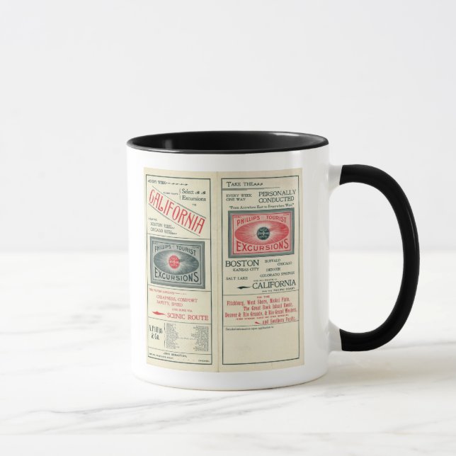 Textseite der Phillips Tourist Exkursionen Tasse (Rechts)