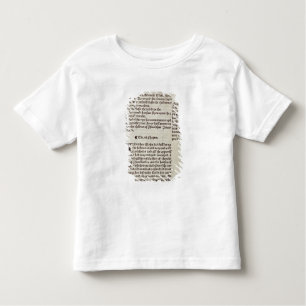 Textseite des alten Testaments Kleinkind T-shirt