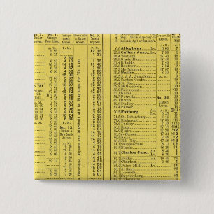 Textseite Pittsburgh und Western Railway Company Button