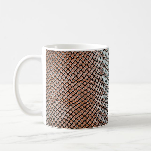 Textur aus Hautschleid,Krokodil,l Kaffeetasse (Links)