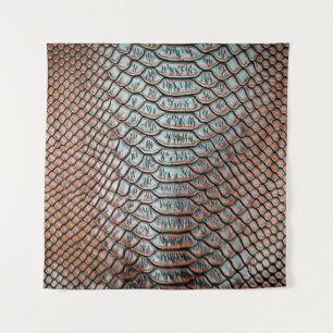 Textur aus Hautschleid,Krokodil,l Wandteppich