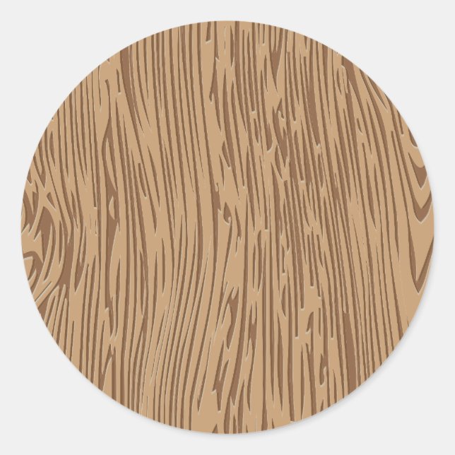 Textur aus Holz Runder Aufkleber (Vorderseite)