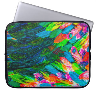 Textur aus Seidenstoff. Hintergrund. farbenfrohe F Laptopschutzhülle