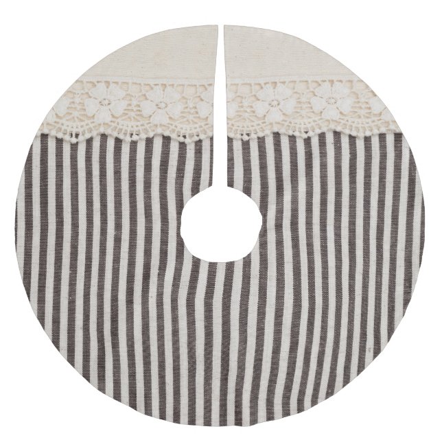 Textur aus Spitzen, Hintergrund. Polyester Weihnachtsbaumdecke (Vorderseite)