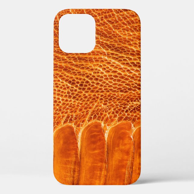 Textur aus Straußenleder Case-Mate iPhone Hülle (Rückseite)