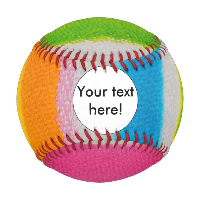 Textur der Aquarellfarben Baseball (Vorderseite)