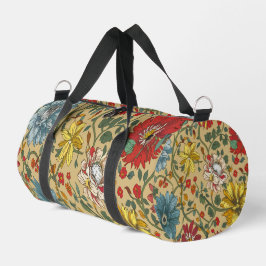 Textur der Blume Duffle Bag