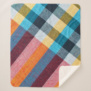 Textur der Stoffe im thailändischen Stil Sherpadecke