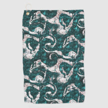 Textur der weißen Flecken, gemischt mit Aquamarin 