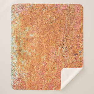 Textur des alten gemalten Metalabstrakts, Alter, a Sherpadecke
