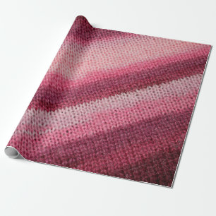 Textur des Strickstoffes mit abstraktem Pat Geschenkpapier