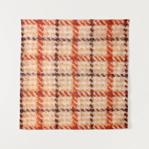 Textur des Tartan-Designs. Wandteppich