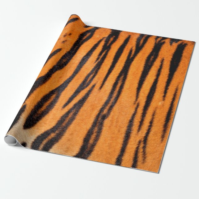 Textur des Tigers Geschenkpapier (Ungerollt)