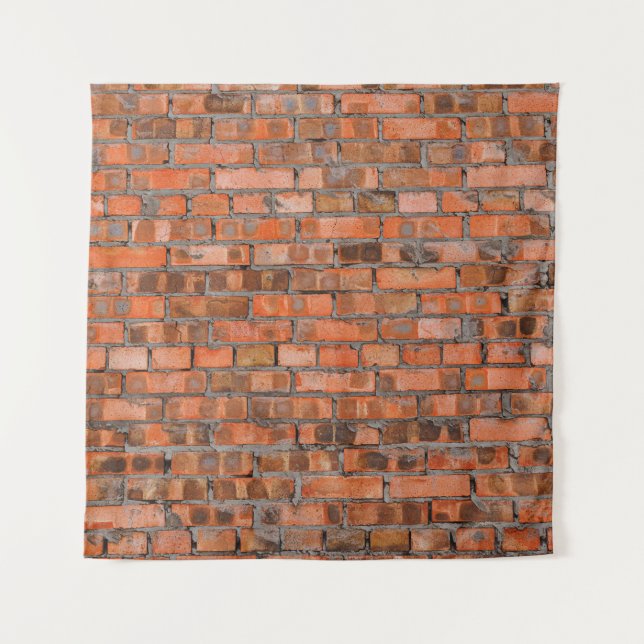 Textur einer verstopften Ziegelwand,Architekt Wandteppich (Vorderseite)