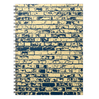Textur einer Ziegelwand. Elegantes Tapetendesign. Notizblock