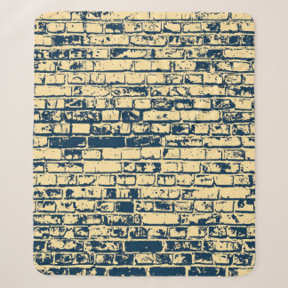 Textur einer Ziegelwand. Elegantes Tapetendesign. Sherpadecke