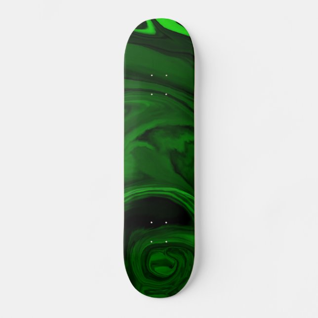 Textur grüne Malachitsteinsammlungen Skateboard (Vorderseite)
