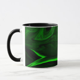 Textur grüne Malachitsteinsammlungen Tasse