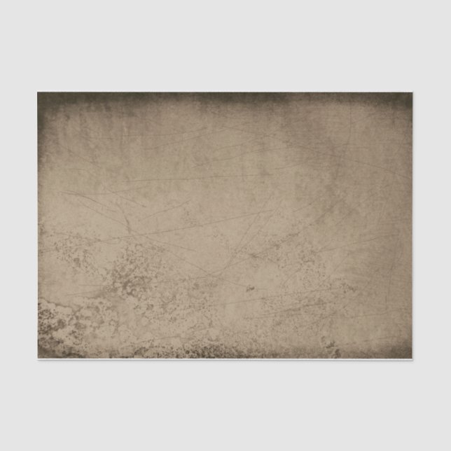 Textur Grunge Rustikale alte Sepia Scratches Vinta Seidenpapier (Vorderseite)