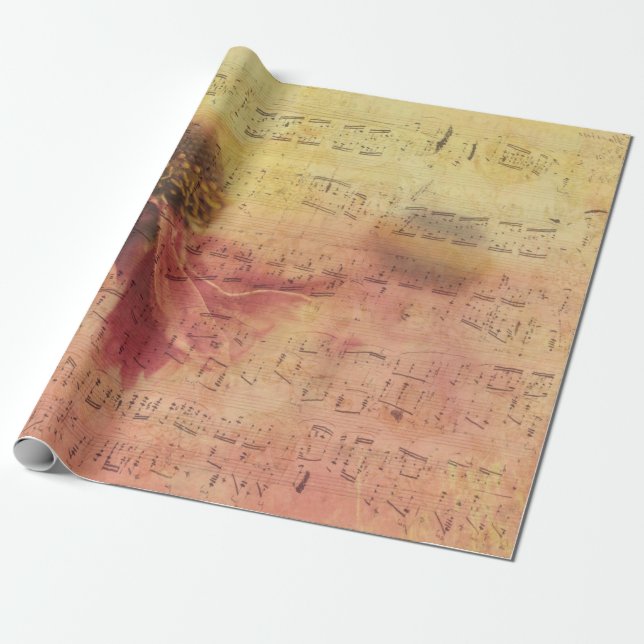 Textur-Hintergrundpapierblüte Geschenkpapier (Ungerollt)