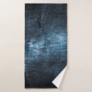 Textur Metall graue blaue Hintergrund Badehandtuch