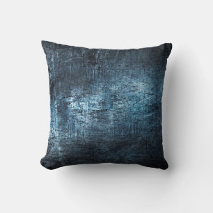 Textur Metall graue blaue Hintergrund Kissen