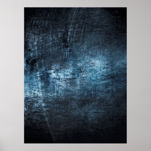 Textur Metall graue blaue Hintergrund Poster