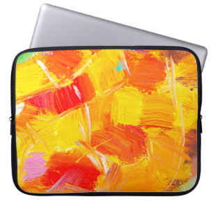 Textur Öl Malerei Frucht Farbe bunte Flora Laptopschutzhülle