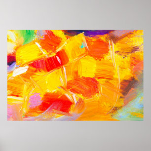 Textur Öl Malerei Frucht Farbe bunte Flora Poster