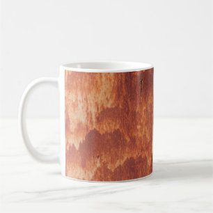 Textur Rostfläche im alten Bahnhof Kaffeetasse