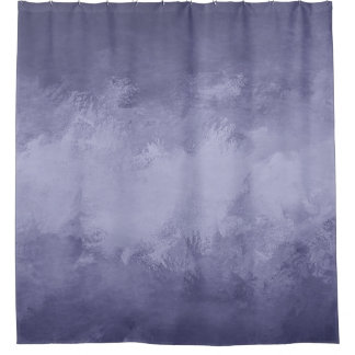 Textur-Selen-Blau-Acryl Duschvorhang