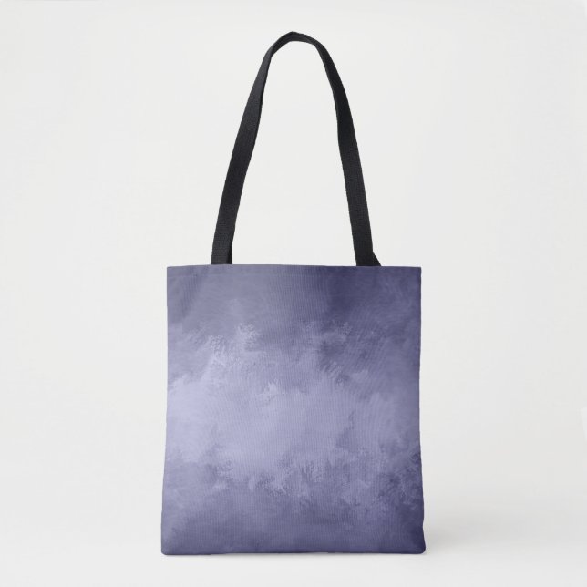Textur-Selen-Blau-Acryl Tasche (Vorderseite)