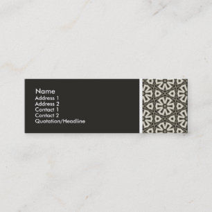 Textur Ton - Terrazzo Muster - (201F1B) Mini Visitenkarte