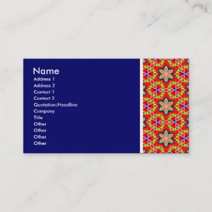Textur Tone - Terrazzo 03 - Deep Blue Visitenkarte