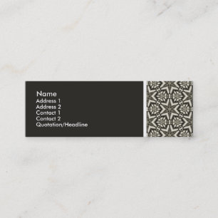 Textur Tone - Terrazzo Muster 014 - (201F1B) Mini Visitenkarte