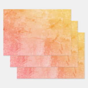 Textur Vintag Blush Pink Gold Decoupage Muster Geschenkpapier Set