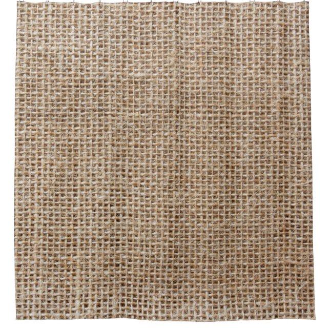 Textur von Rohwäsche Duschvorhang (Vorderseite)