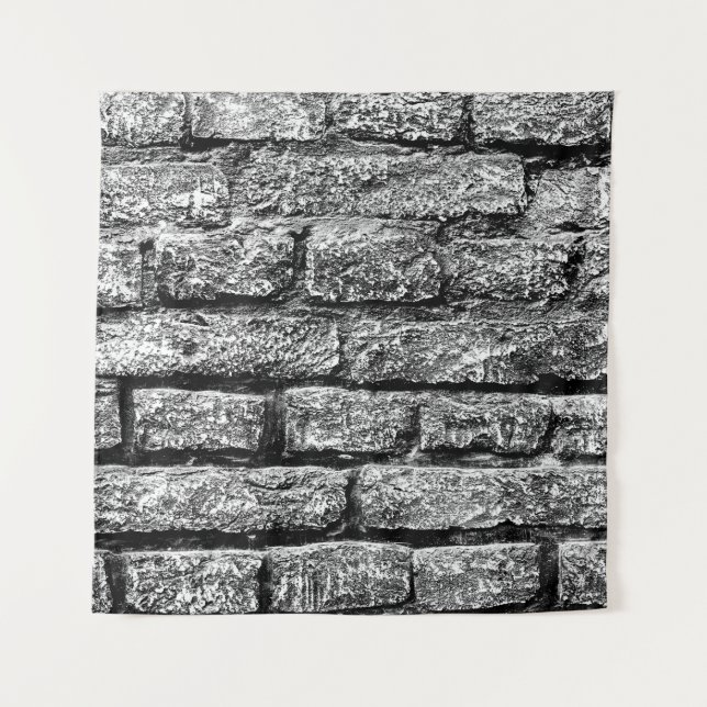 Textur, Ziegelstein, Hintergrund. Bricktextur mit Wandteppich (Vorderseite)