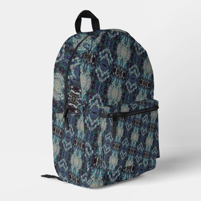 Textura #11 de la obra Maritimo Bedruckter Rucksack (Rückseitige Ecke links)