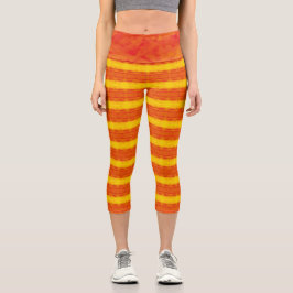 Textura #12 de la obra Fantasía y realidad Capri Leggings