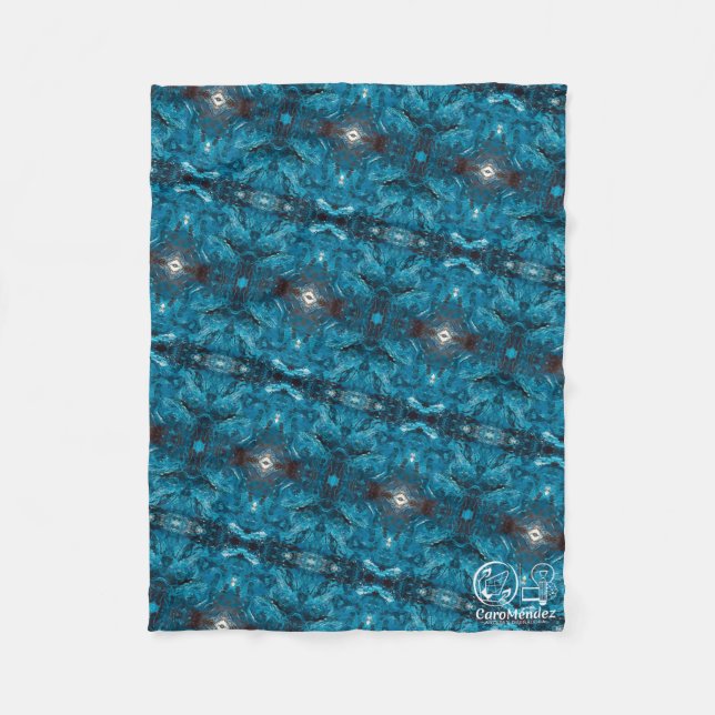 Textura #12 de obra Horizonte Fleecedecke (Vorderseite)