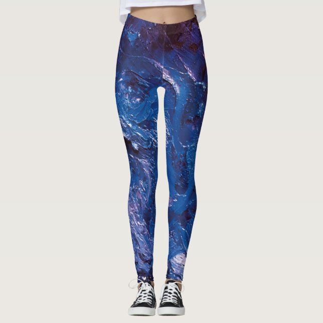 Textura #15 de obra Horizonte Leggings (Vorderseite)